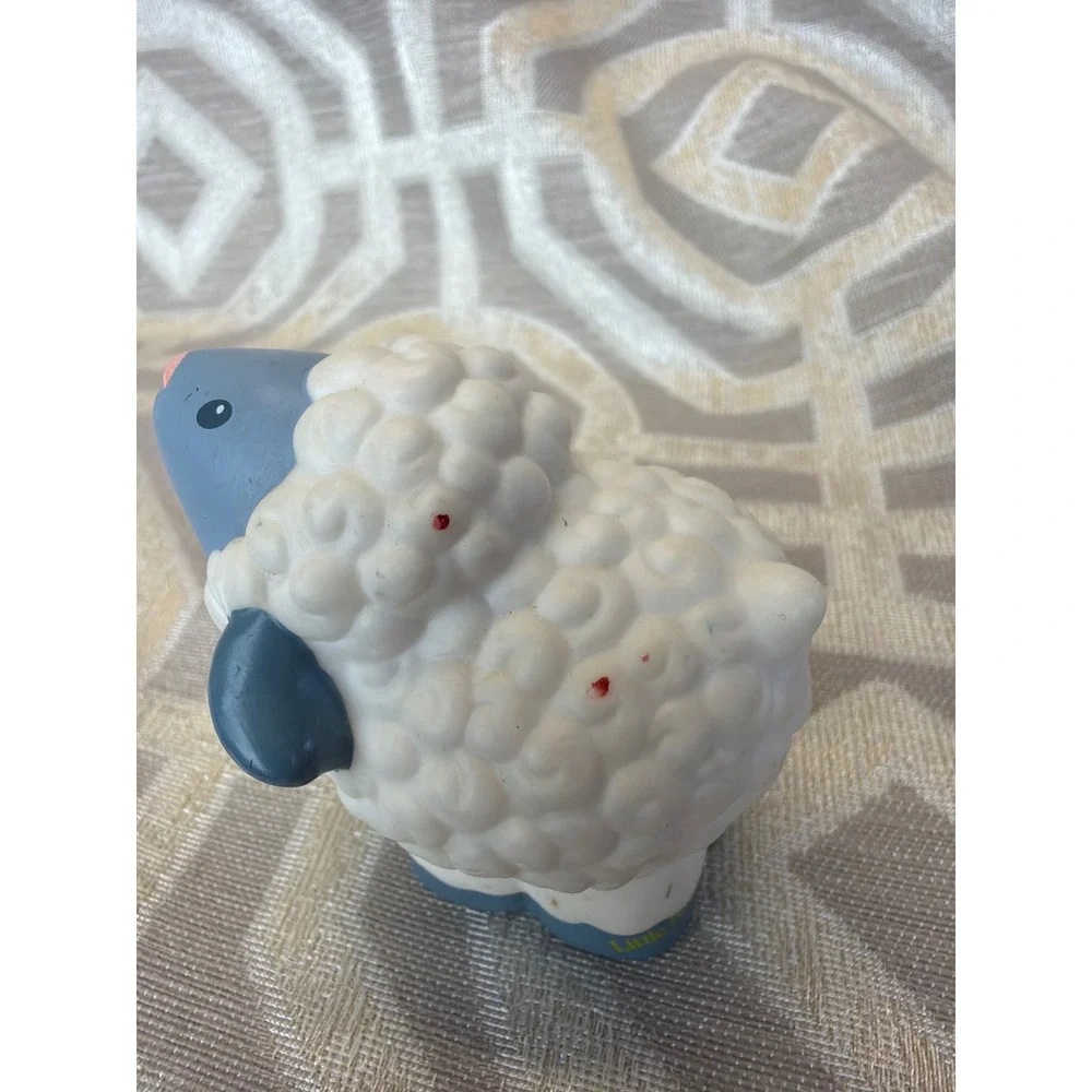 Fisher-Price Little People Sheep Lamb Blue Face Farm Animal Figure 2004 Mattel